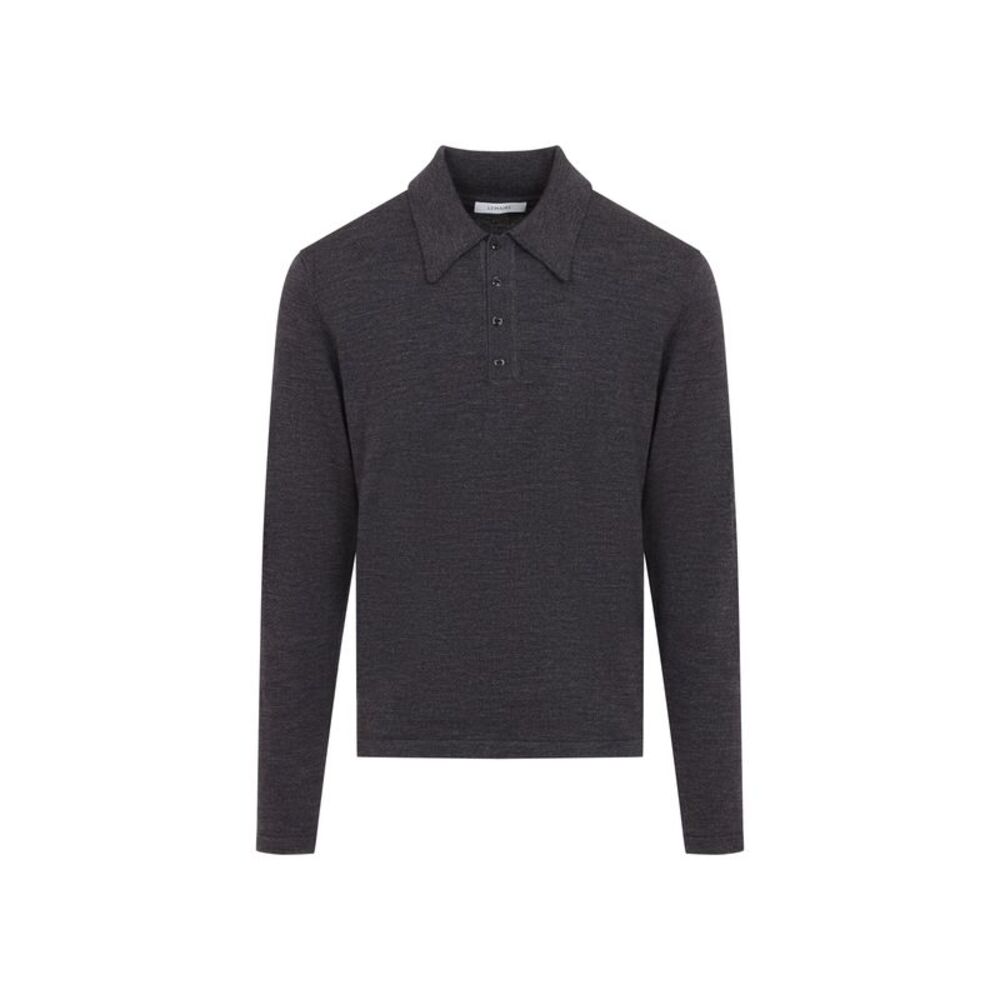 Lemaire L/S Knitted Polo Sweater Men
